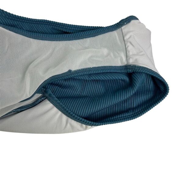 Cupshe Women's Blue One Piece Swimsuit V-Neck Cross-Back Size S - Picture 11 of 15